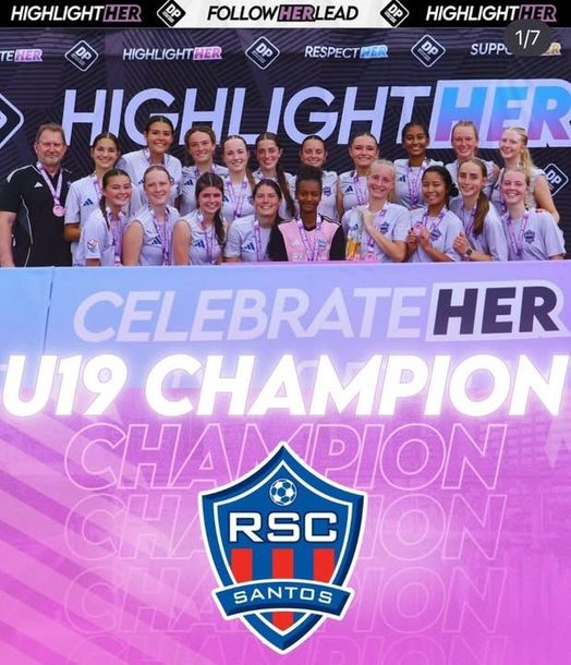 Santos U19 Girls are Regional Champions