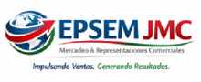 Logotipo de EPSM JMC, empresa de marketing comercial. 