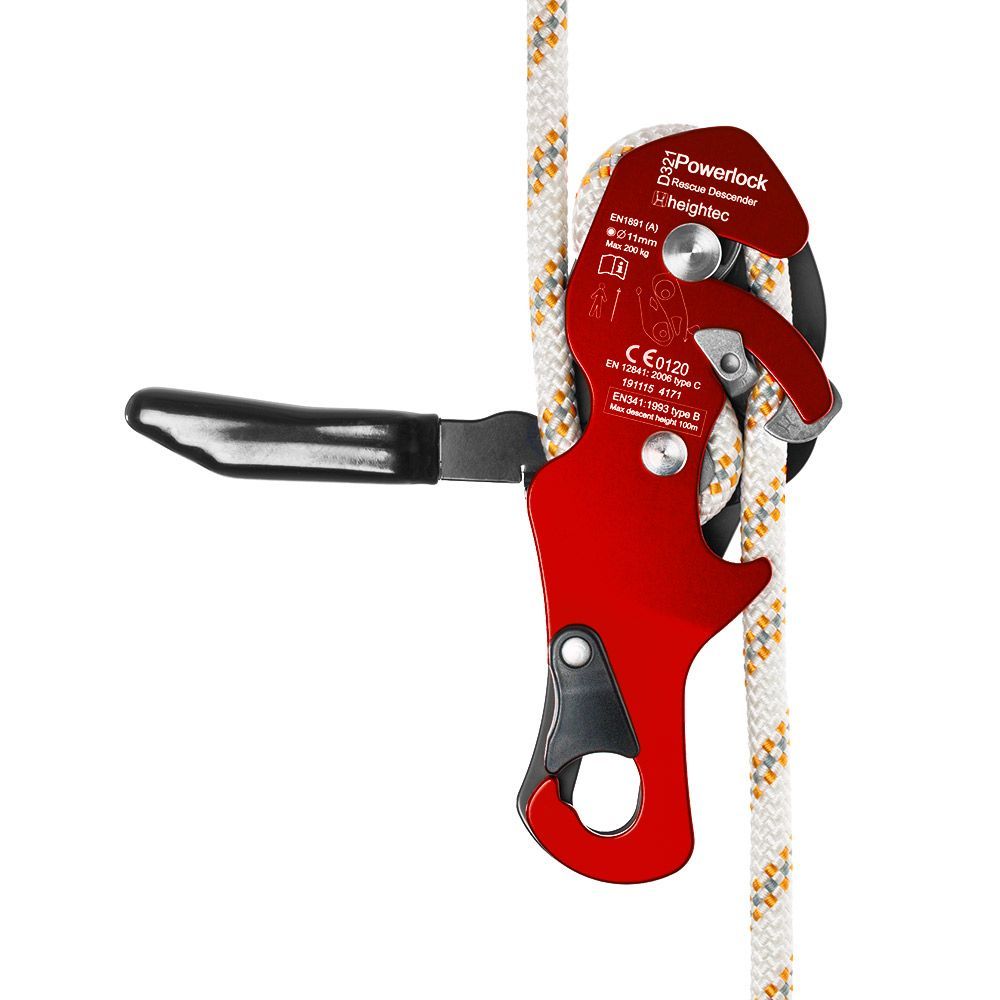 POWERLOCK tower rescue and evacuation descender