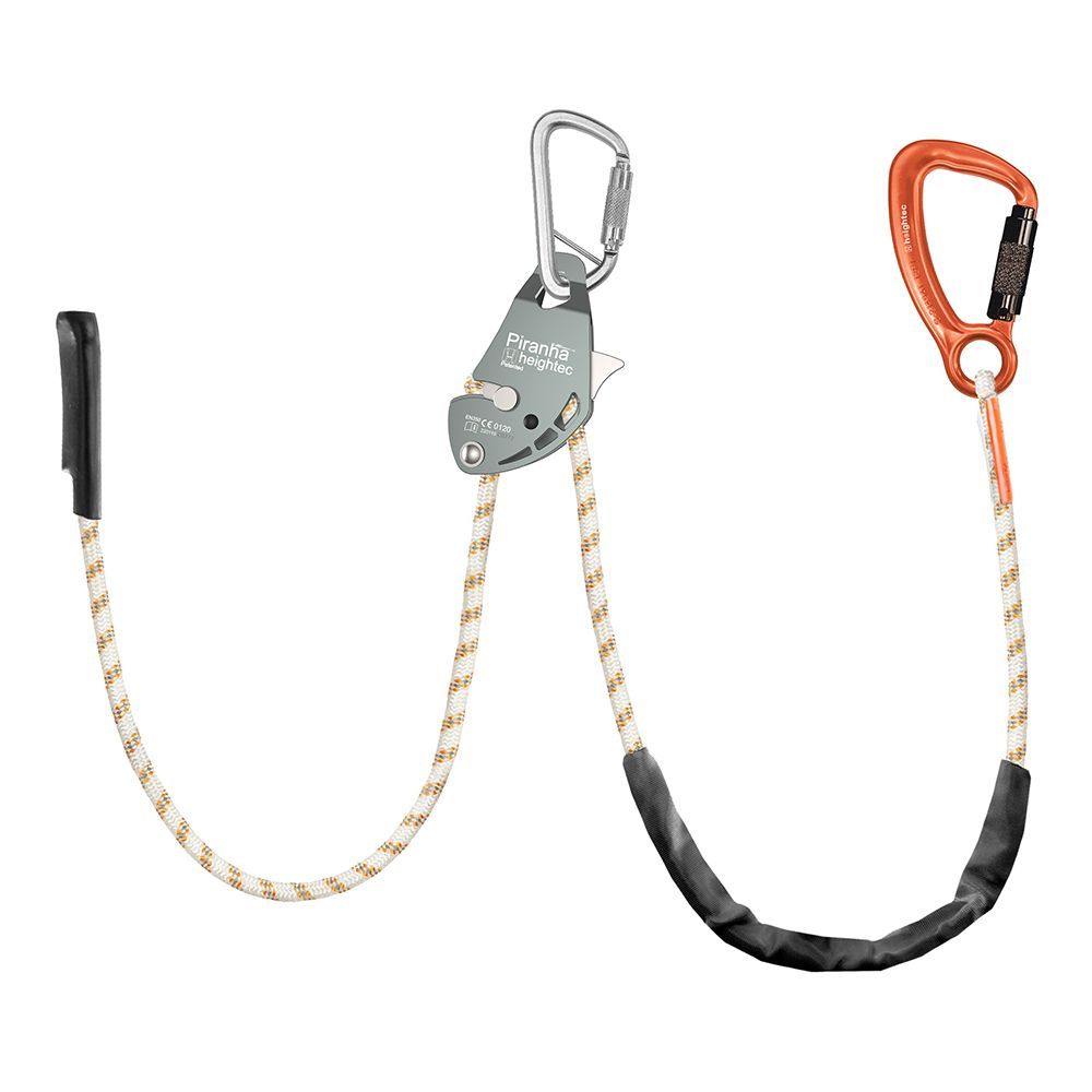 PIRANHA adjustable lanyard – twistlock, tri-act 2m