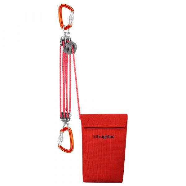 HEXAN 6 to 1 pulley rescue system with integral locking