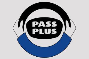 a logo for pass plus