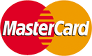 a close up of a mastercard logo on a white background .