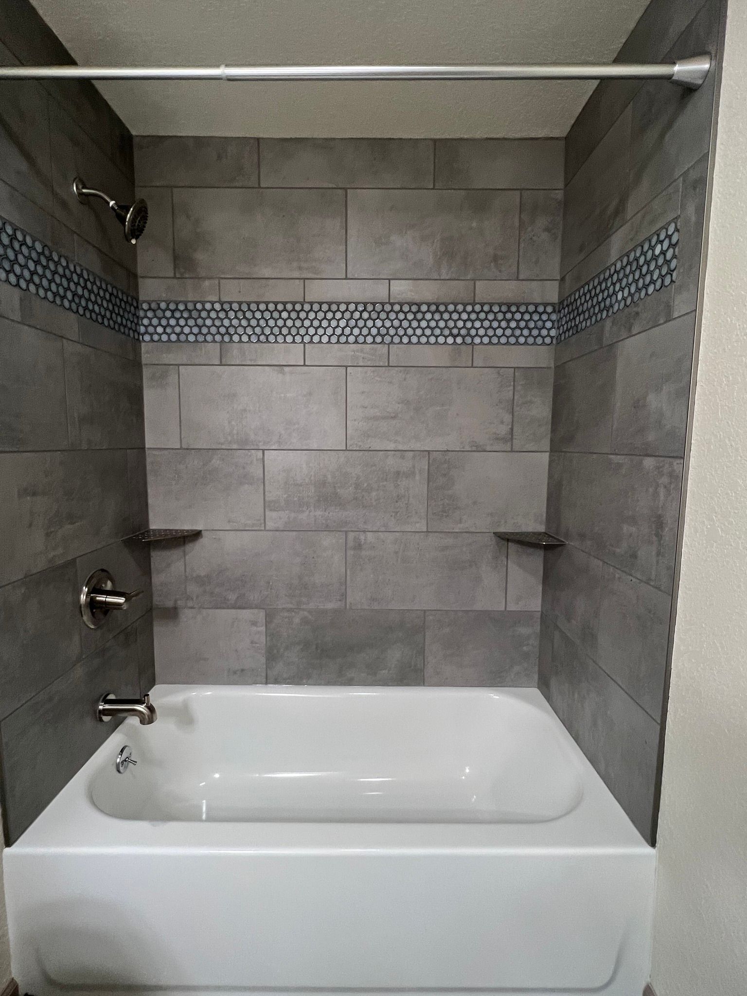 Renovated Shower and Tub