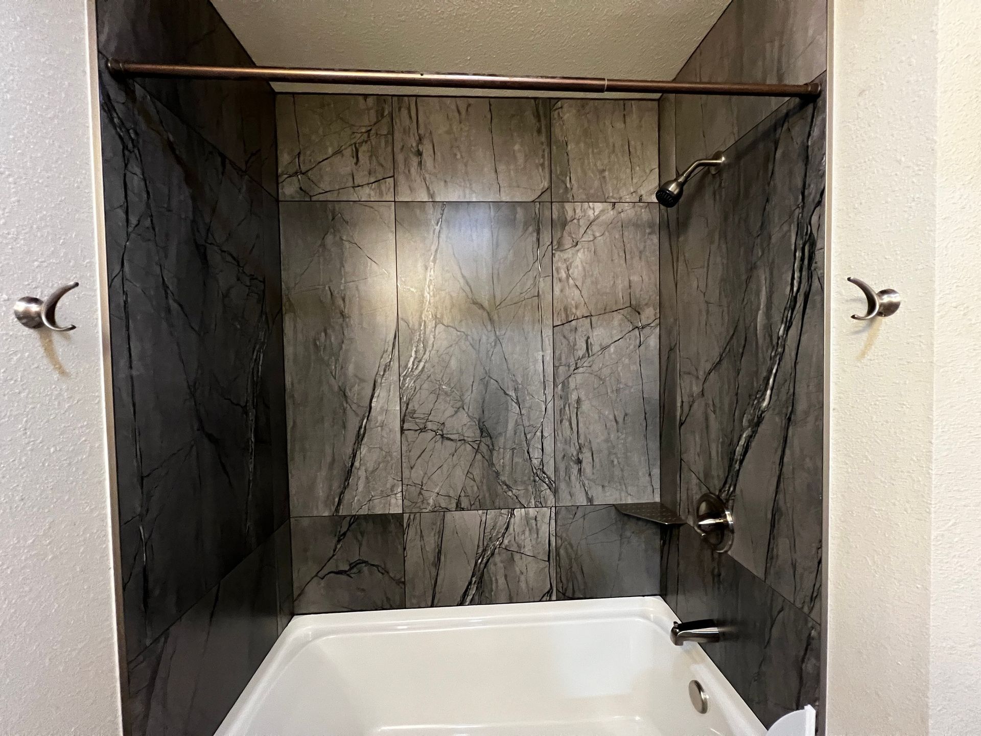 Renovated Shower and Tub