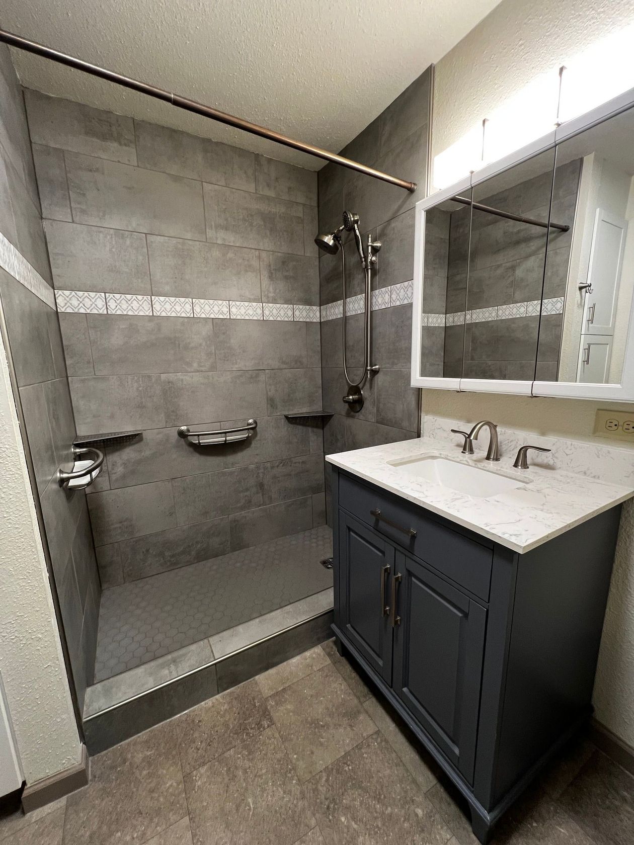 Bathroom Sink and Shower