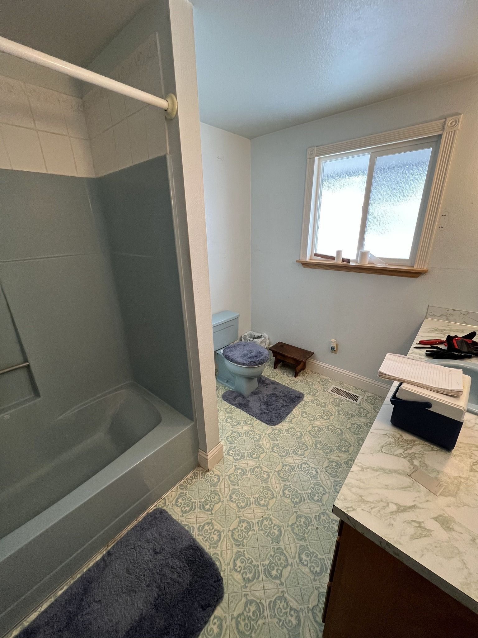 Before image of bathroom