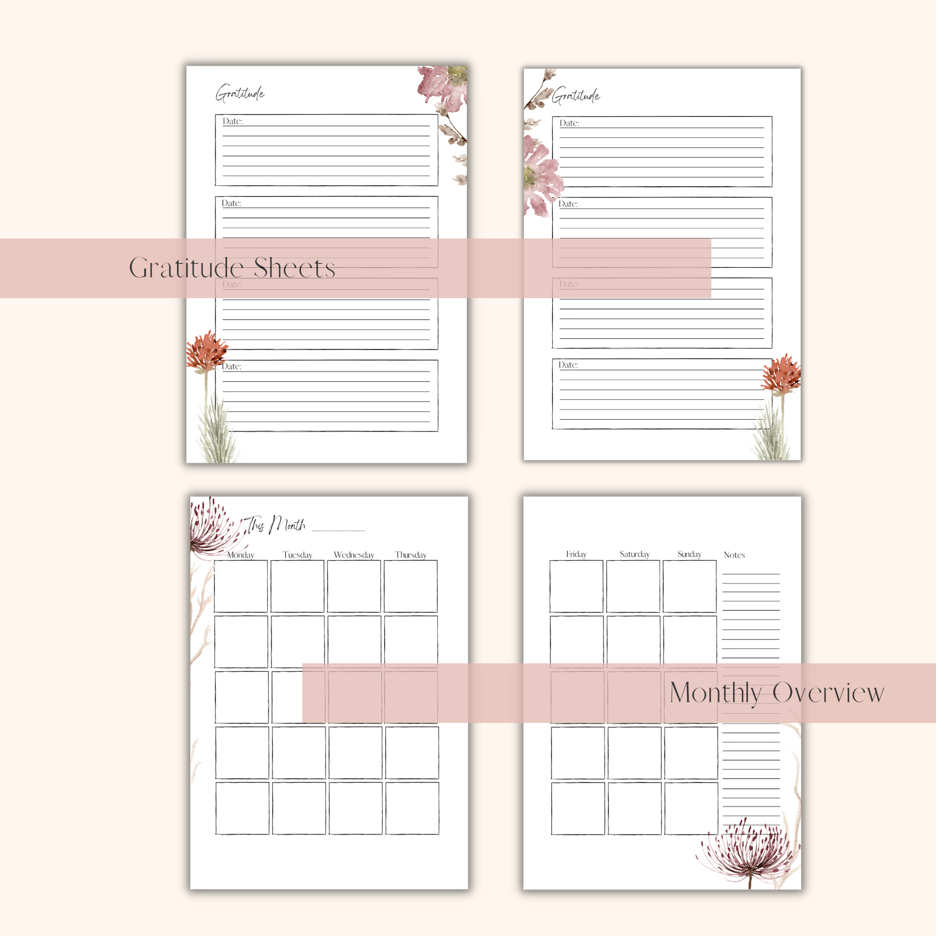 Wild Summer Planner Bundle