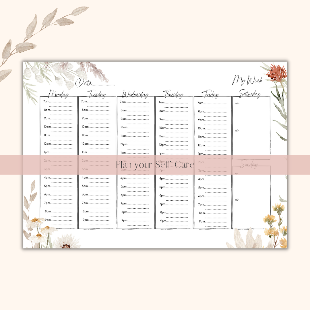 Wild Summer Weekly Planner