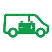 icona batteria furgone colore verde
When it comes to electric cars