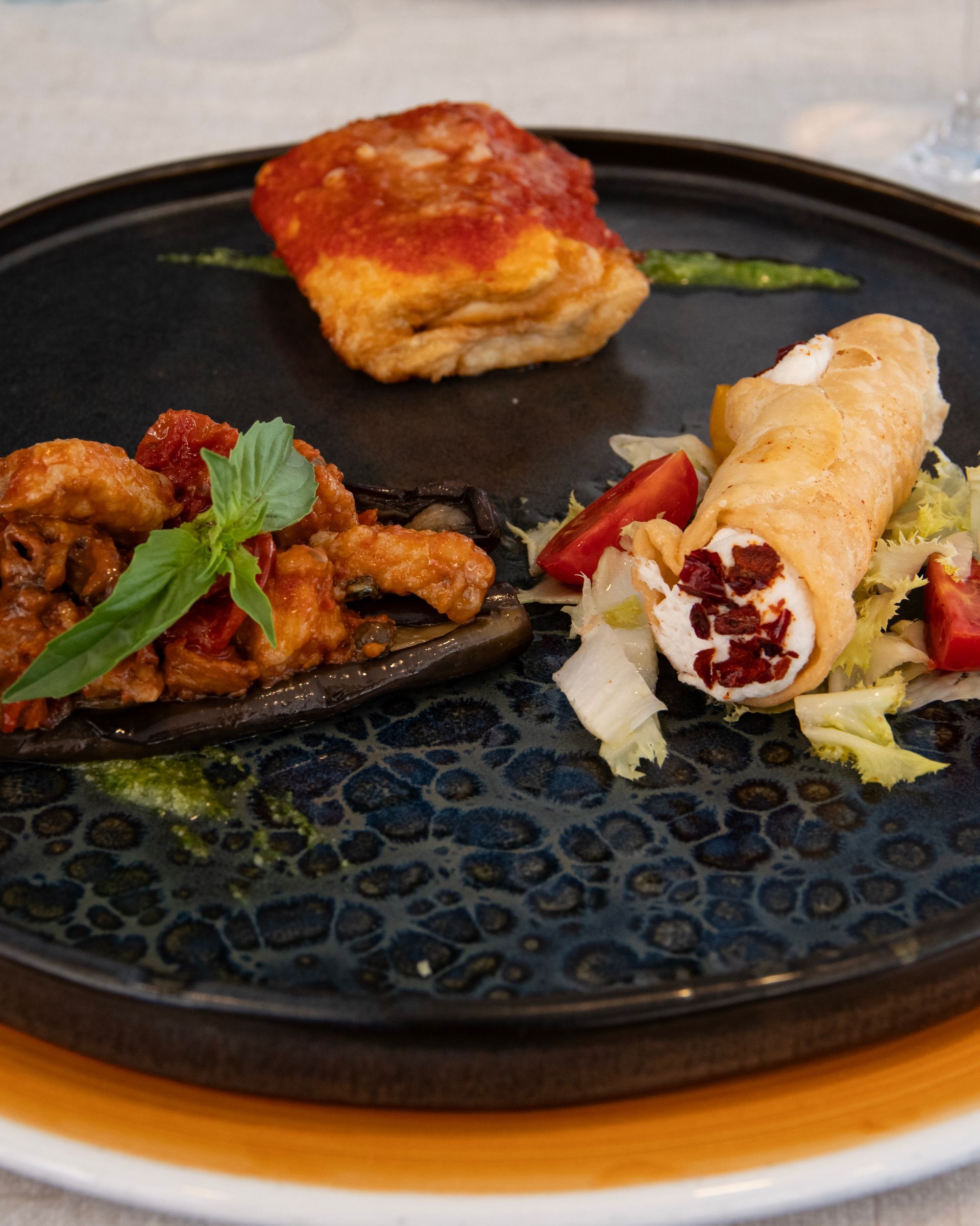 piatto di pesce fresco