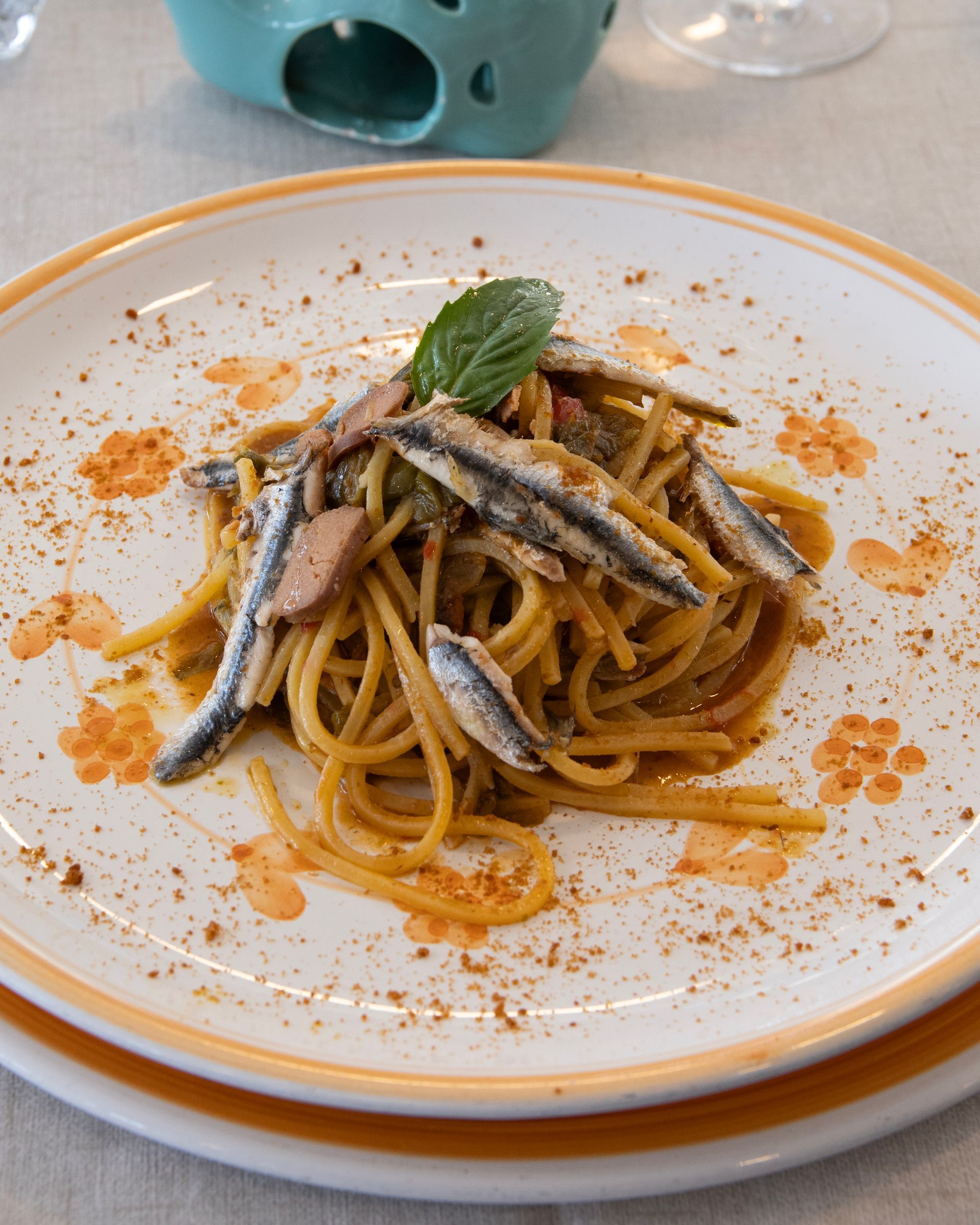 piatto di pesce fresco fritto