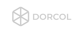 Logo of Dorcol, a light gray hexagon with an internal star shape, followed by the word 