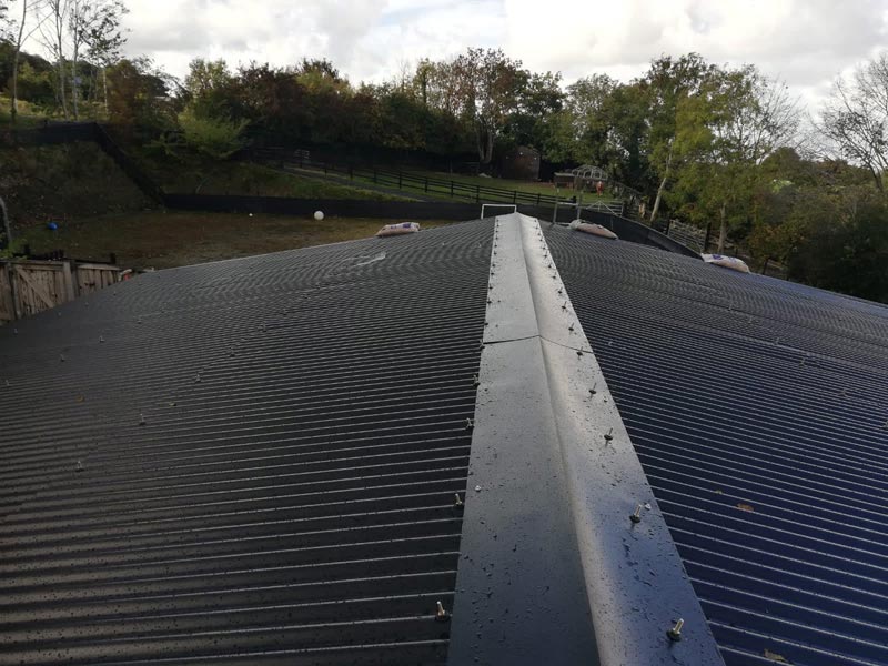 Roofline flashing and leadwork