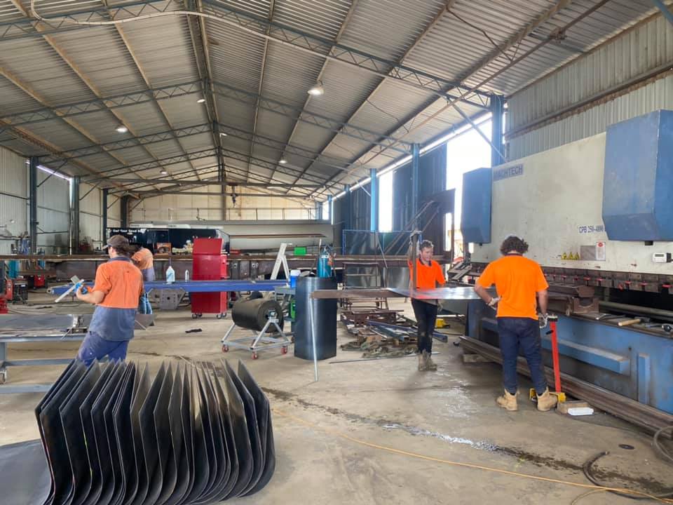 People Working in Fabrication — Dubbo & Central Coast, NSW — Express Engineering
