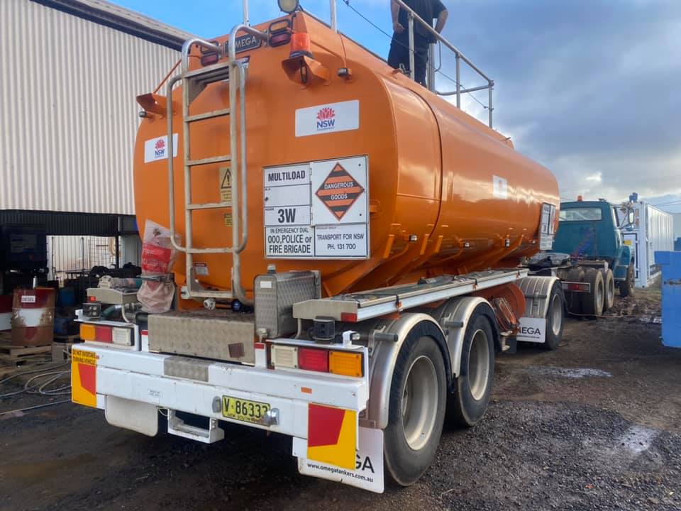 Orange Fuel Tanker — Dubbo & Central Coast, NSW — Express Engineering