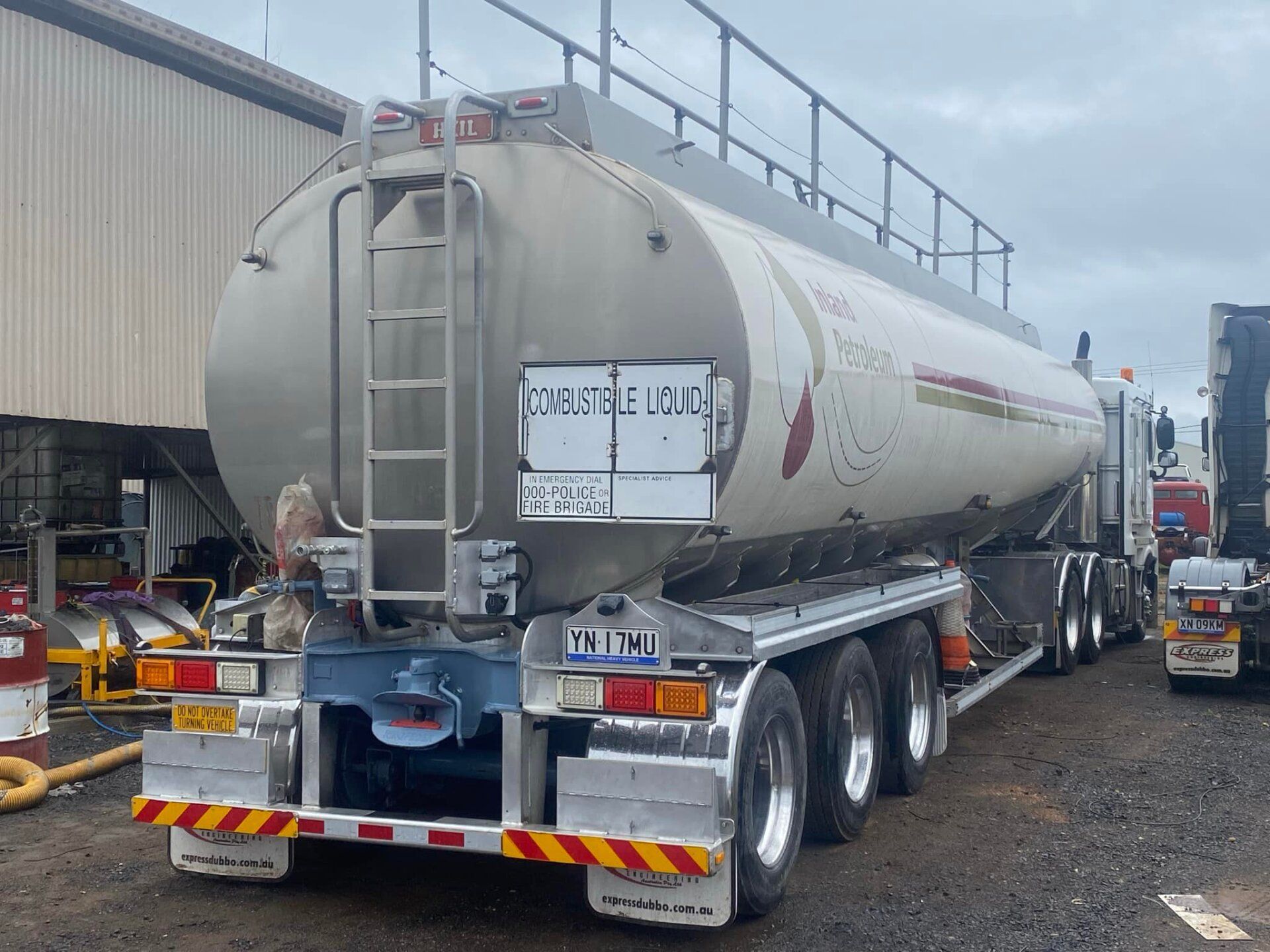 Back of Fuel Tanker — Dubbo & Central Coast, NSW — Express Engineering