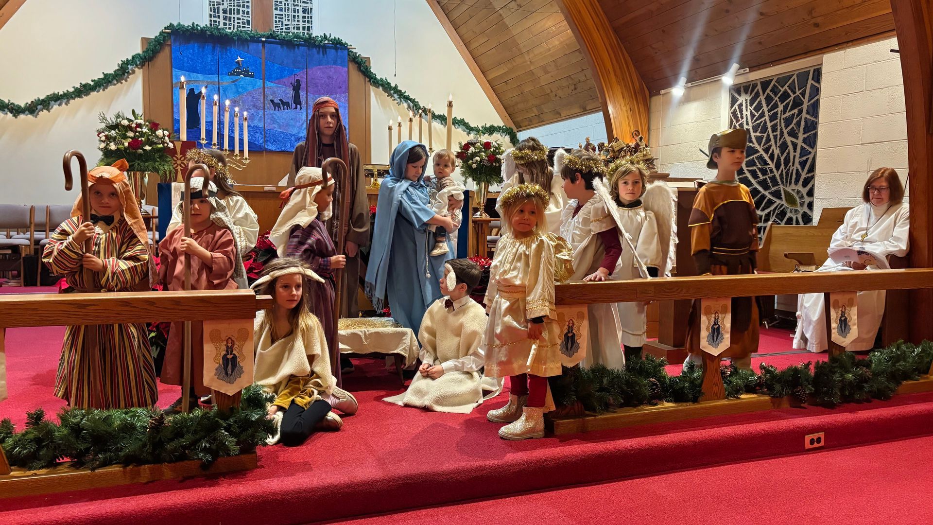 Cast for Christmas Pageant