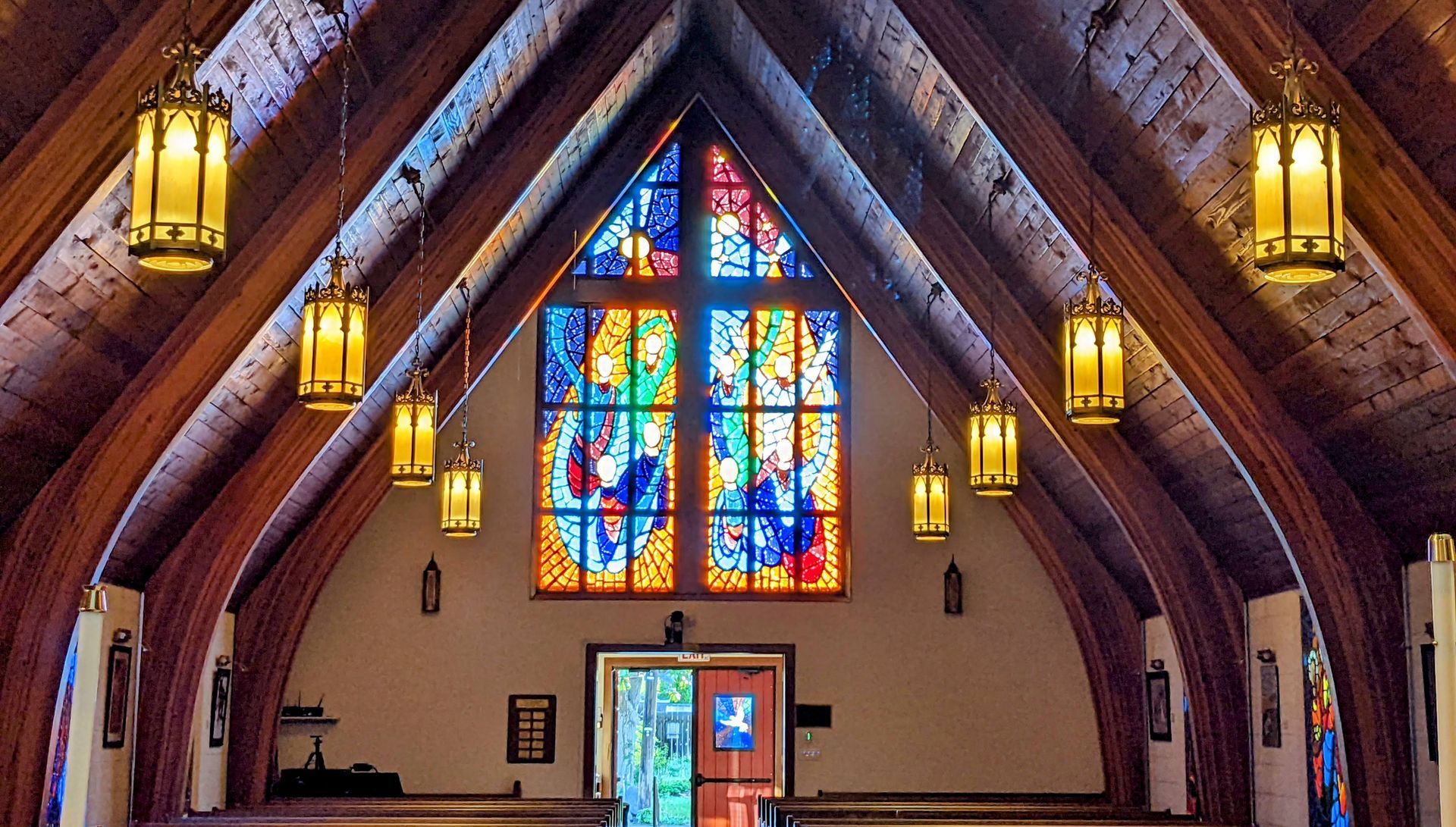 The All Saints' Stain Glass Window