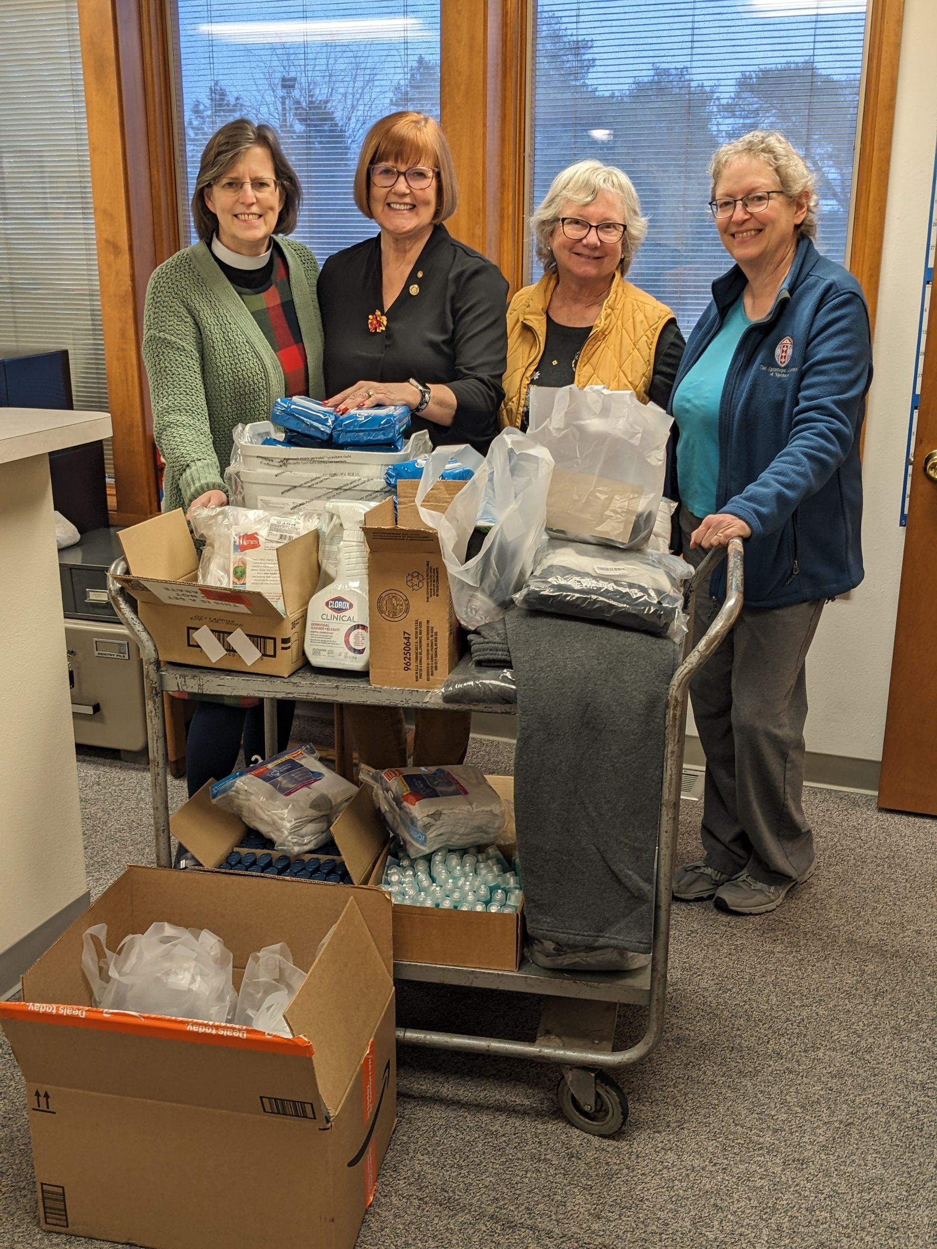 Donations about to be distributed