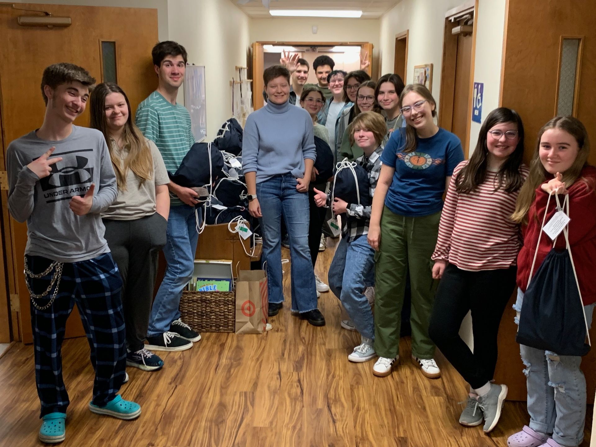 Senior Youth about to start a project