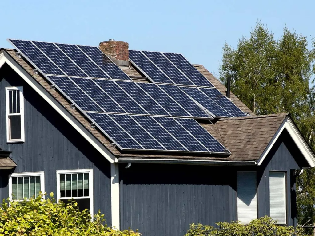 Newly Installed Solar Panels
