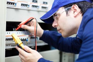 Electrician at Work - Panel and Service Upgrades in Virginia Beach, VA