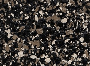 Gunflint Flake Polyaspartic Garage Floor Coating