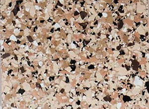 Iron Hide Flake Polyaspartic Garage Floor Coating