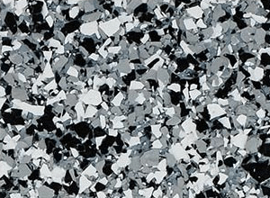 Tuxedo Flake Polyaspartic Garage Floor Coating