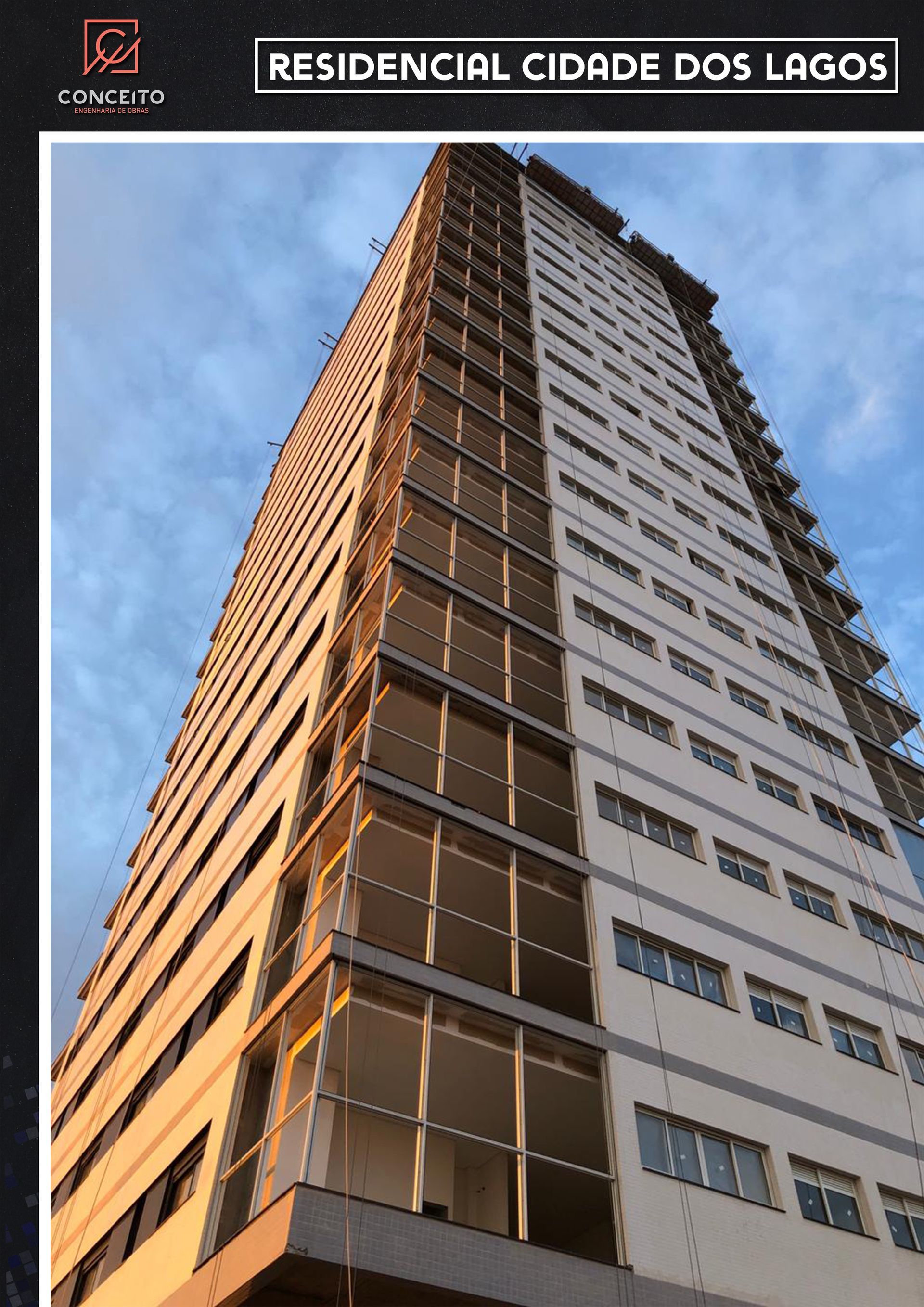 A residential cidade dos lagos building under construction