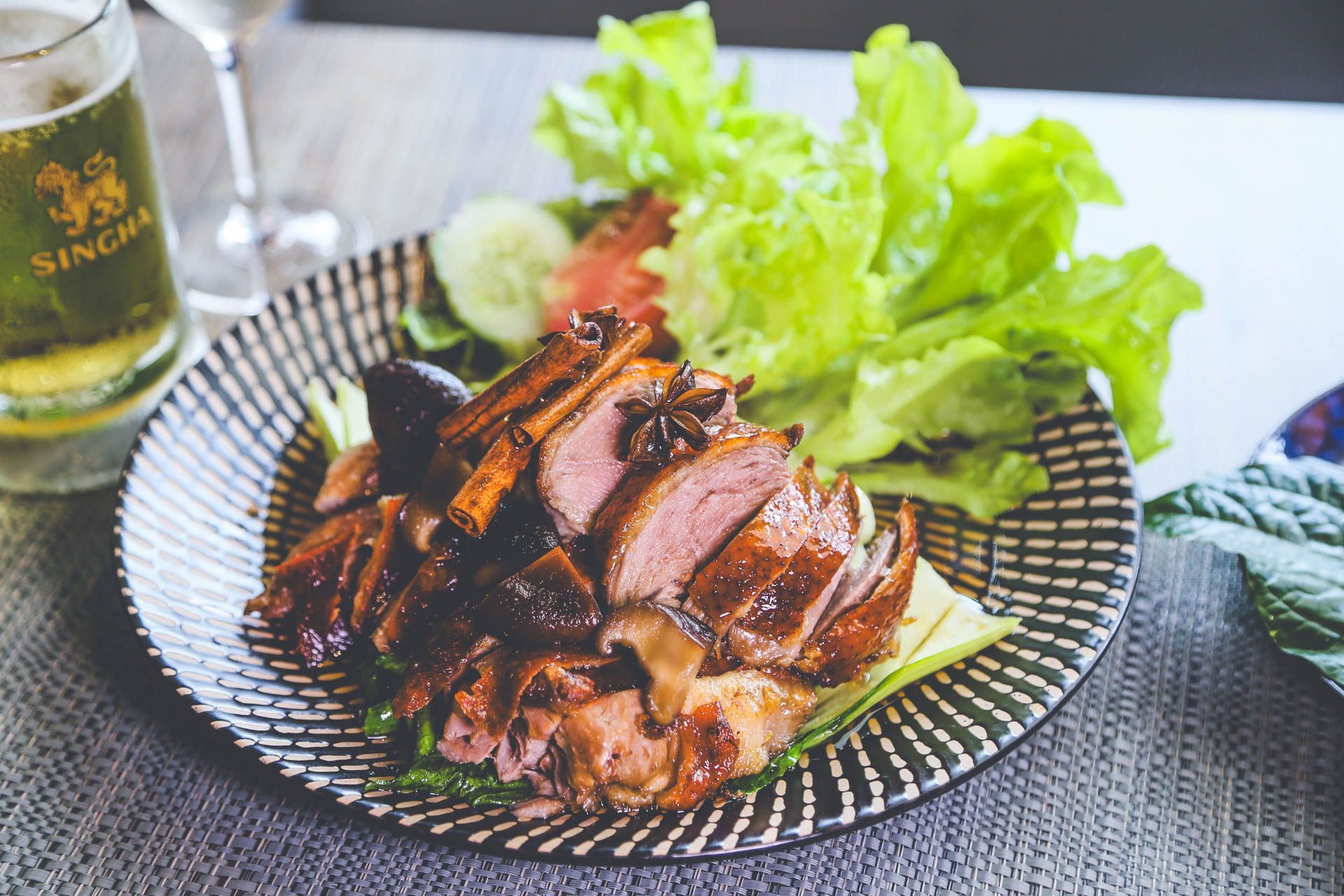 Grilled Duck Thai Style is a recommended Thai food from Thai On Wok in Glebe