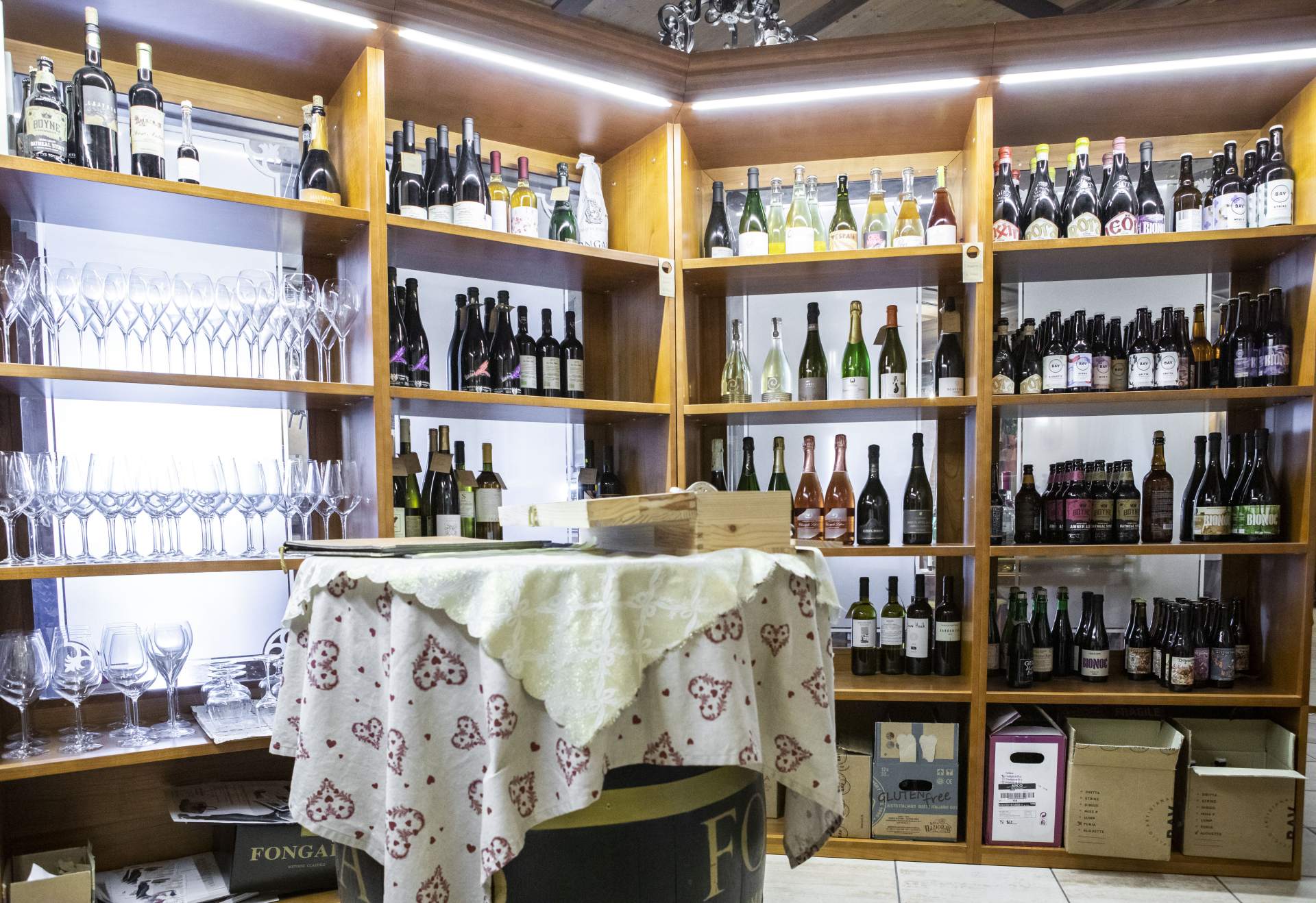 Cantina di vini selezionati