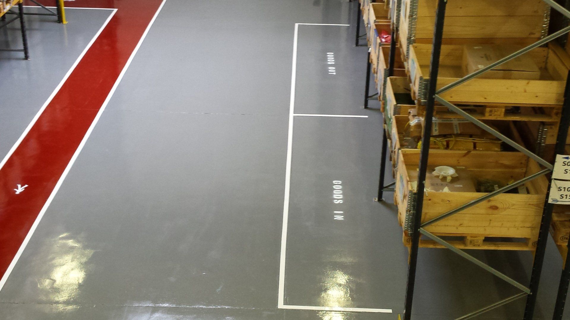 Warehouse floor area