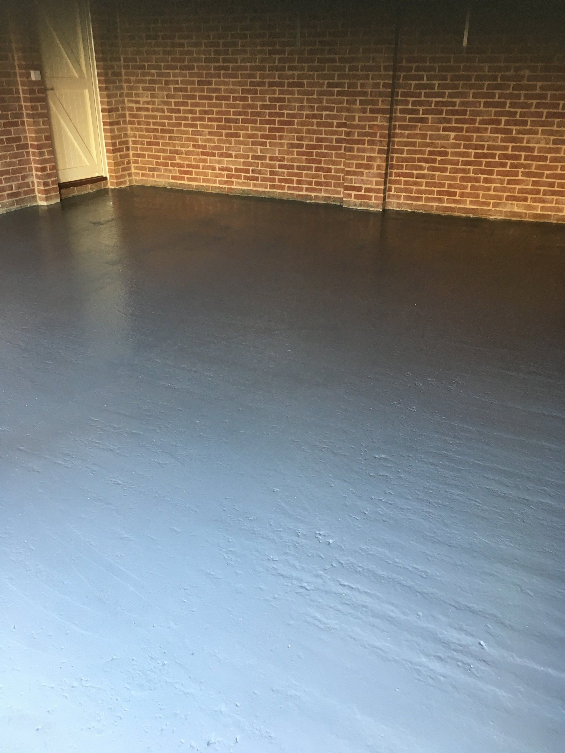 Domestic garage floor