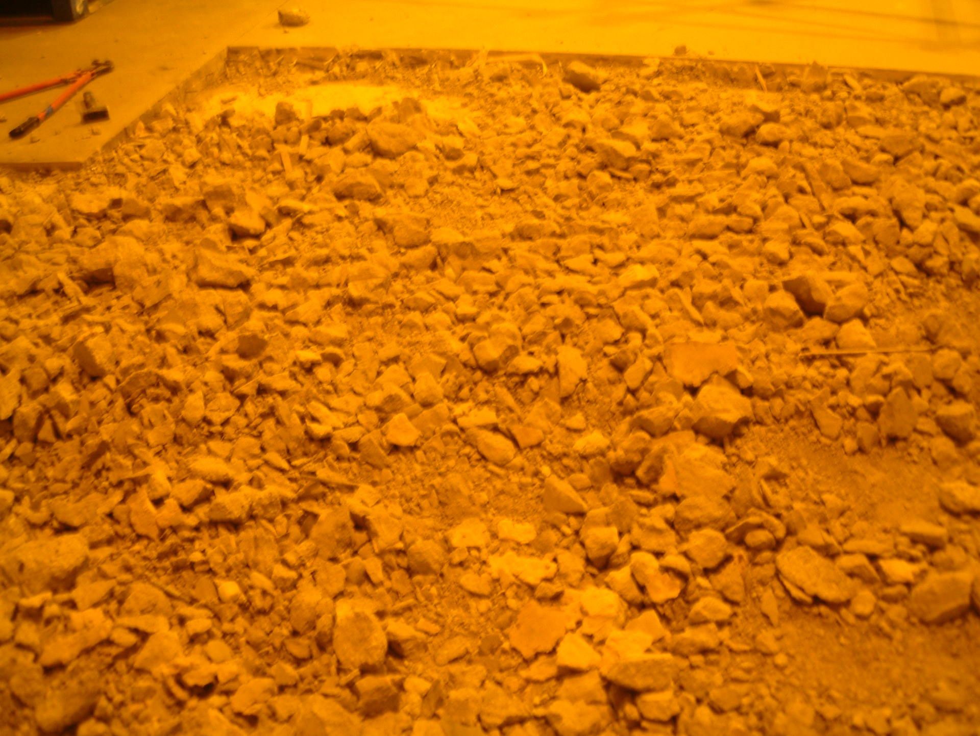 Cold store floor repair