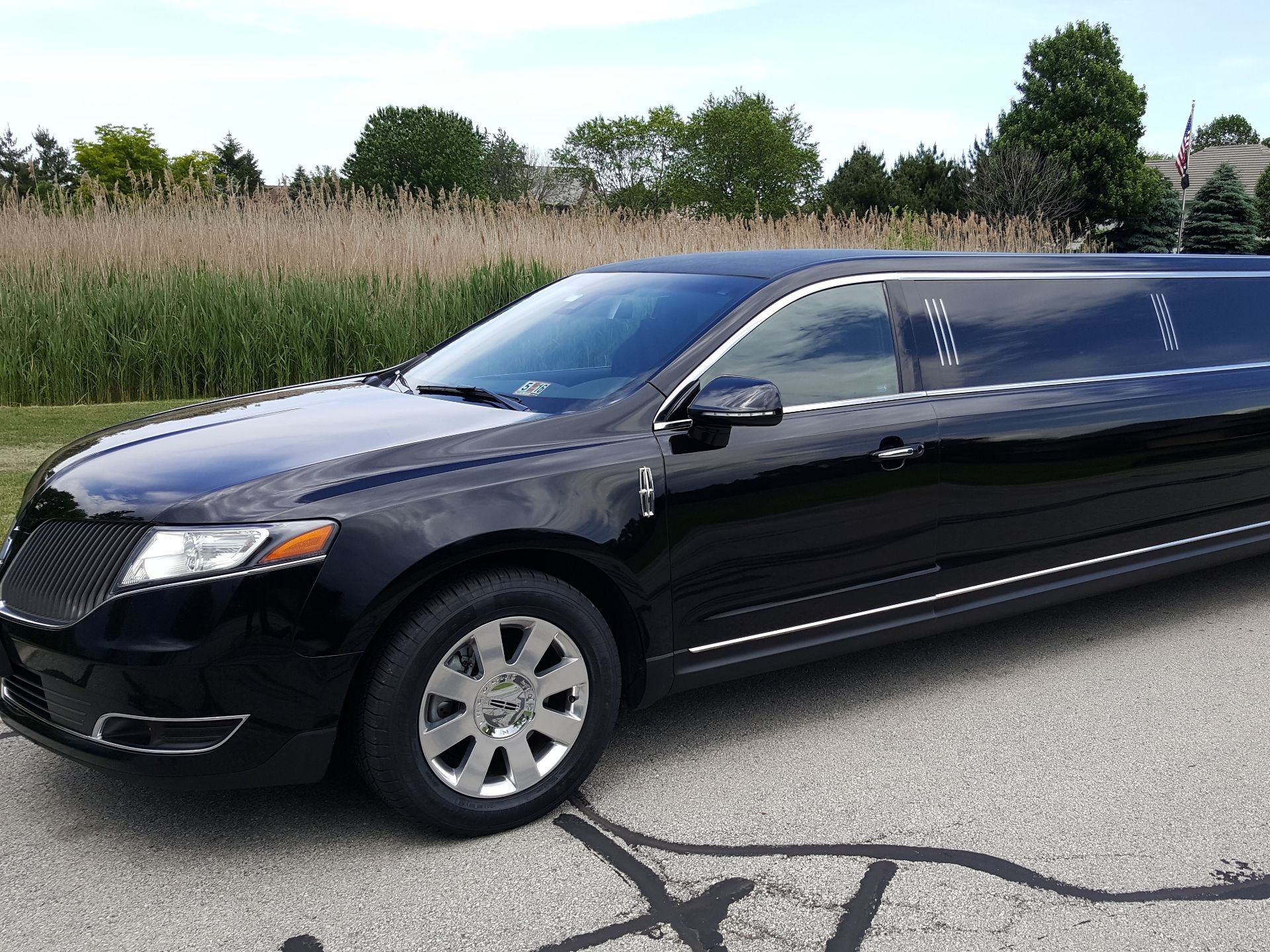 Lincoln MKT Limousine as part of M.R. Black Car Service fleet in Chicago.