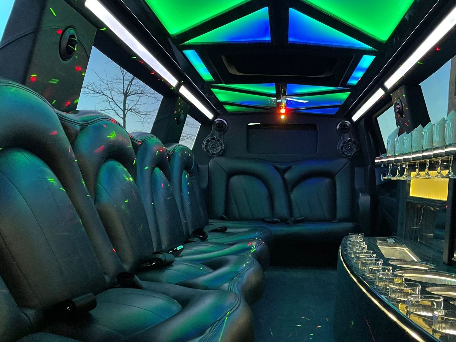Black Lincoln Navigator parked outside – Premium SUV option