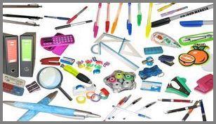 Materiale di cancelleria per la scuola