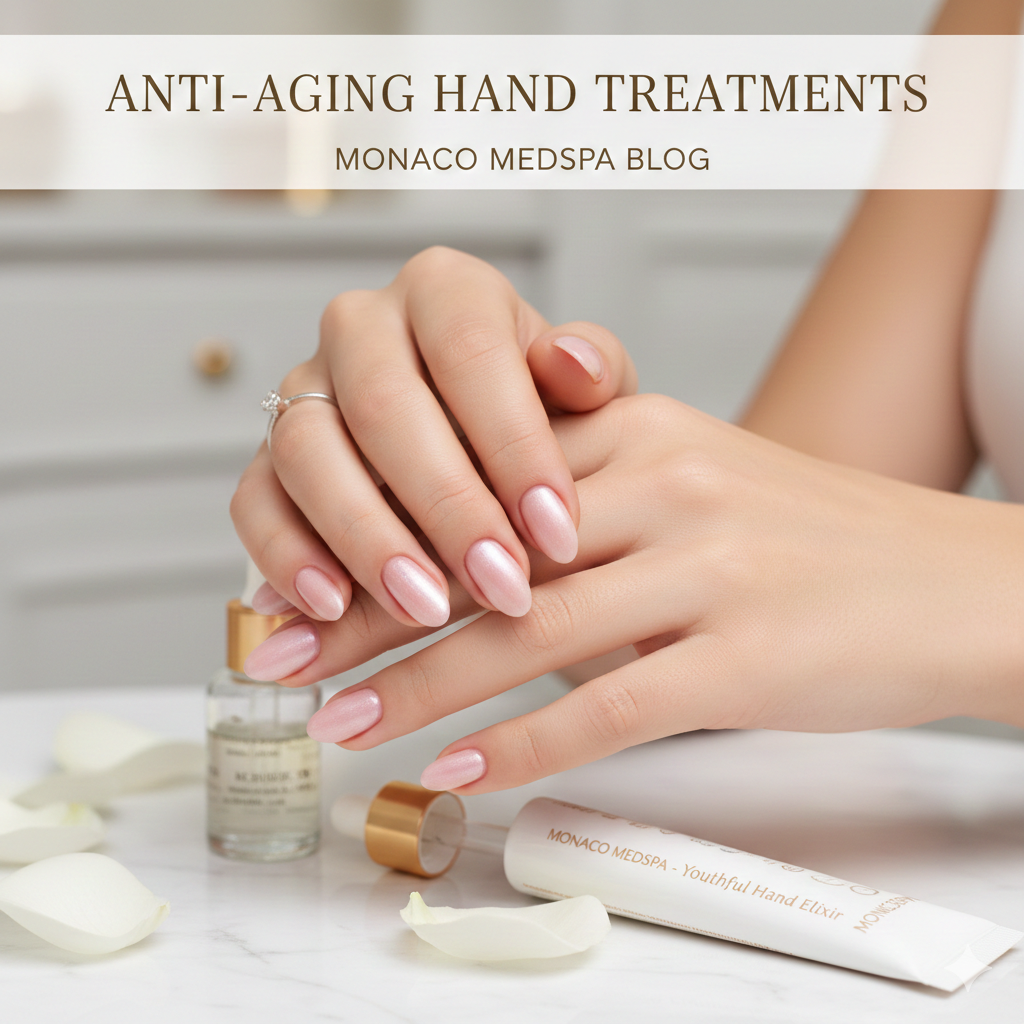 Image of hands after hand filler treatment at the best med spa in Miami Monaco MedSpa