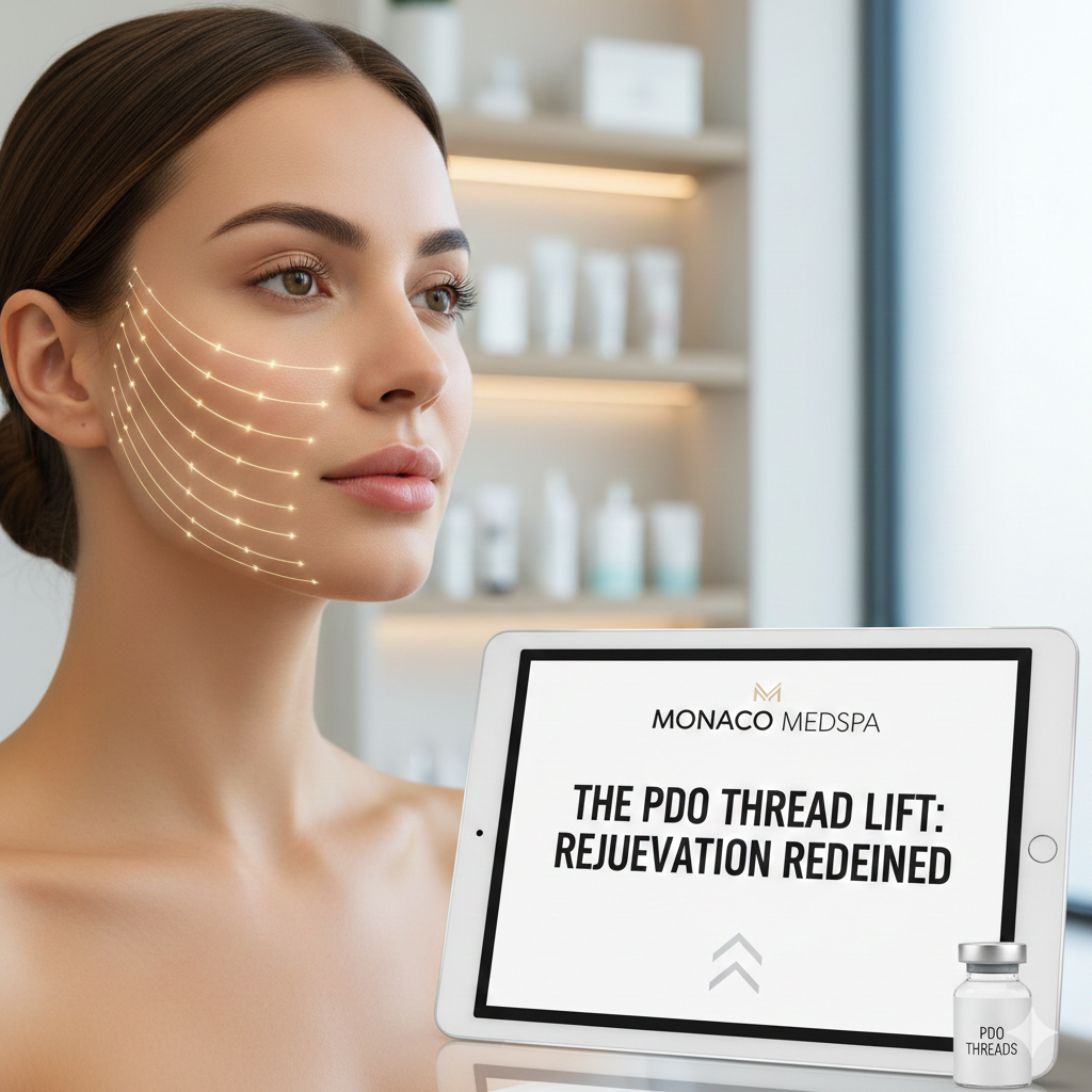 Woman with wavy blonde hair, smiling, looking directly at the viewer, indoors with soft lighting.