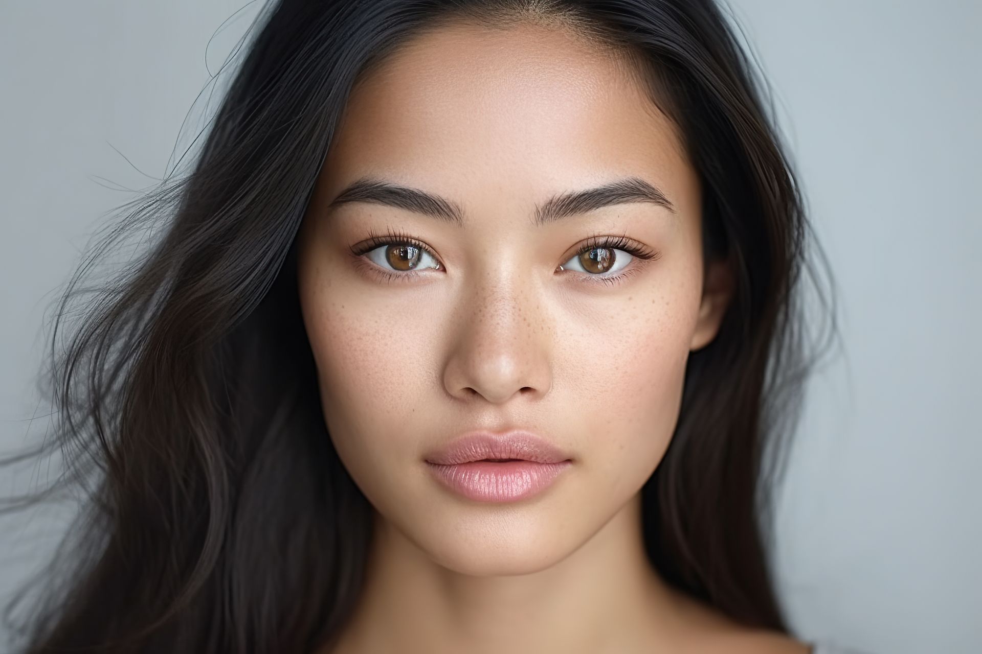 A sophisticated woman  looking refreshed and naturally lifted after receiving the 8-Point 