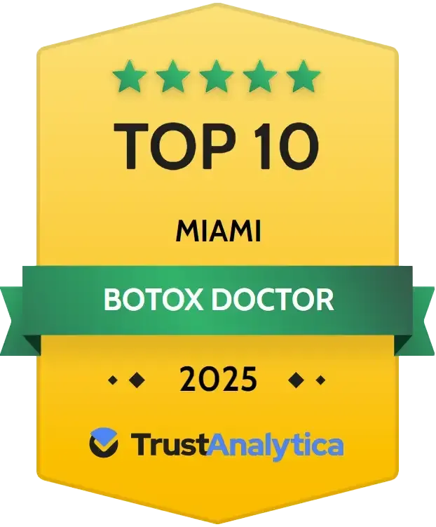 TrustAnalytica Top 10 Botox Doctor 2025, Monaco MedSpa, Miami, FL.