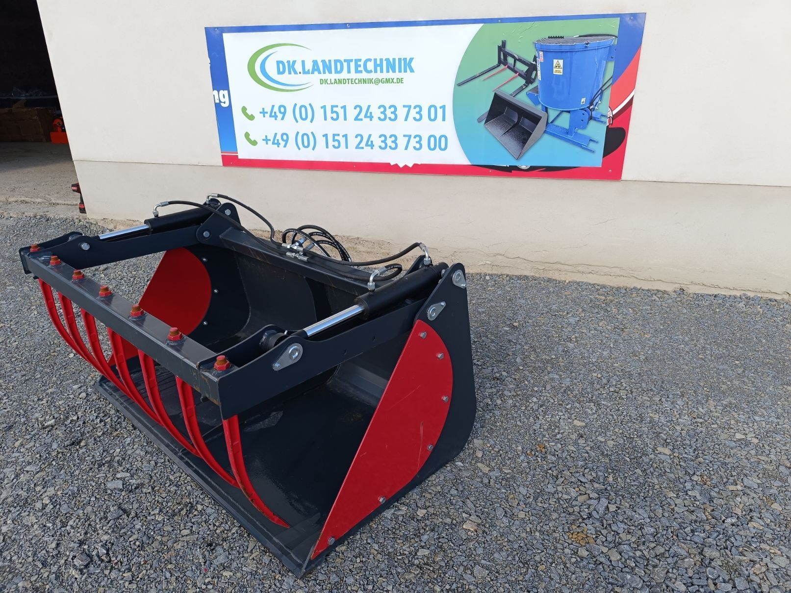 Greifschaufel 1,2 m – 2 Zyl. – Weidemann