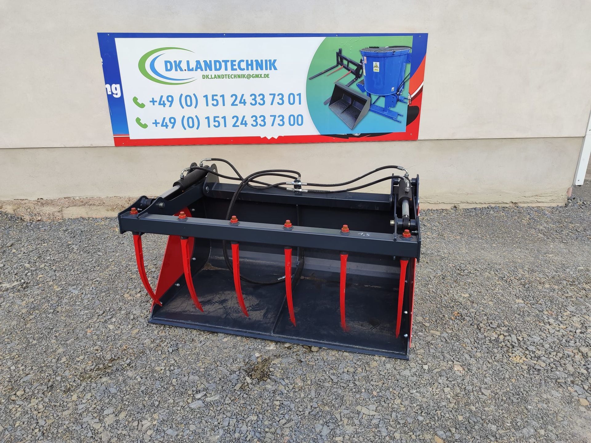 Łyżka chwytakowa 1,8 m – 2 cylindry – Weidemann
