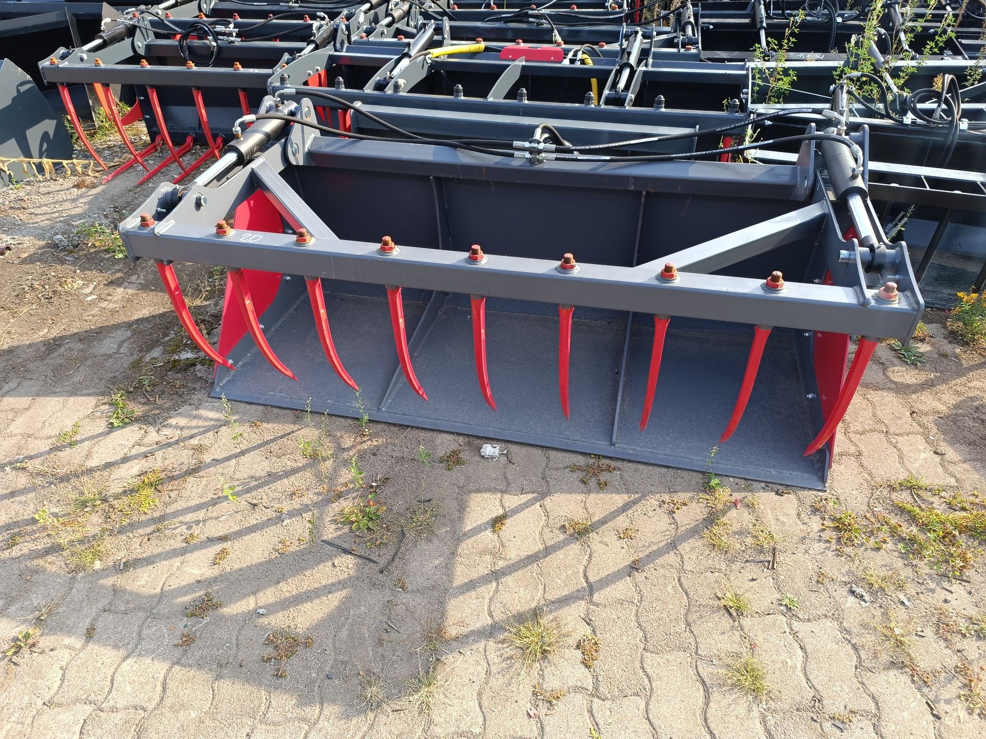 Łyżka chwytakowa 2,4 m – 2 cylindry – Weidemann