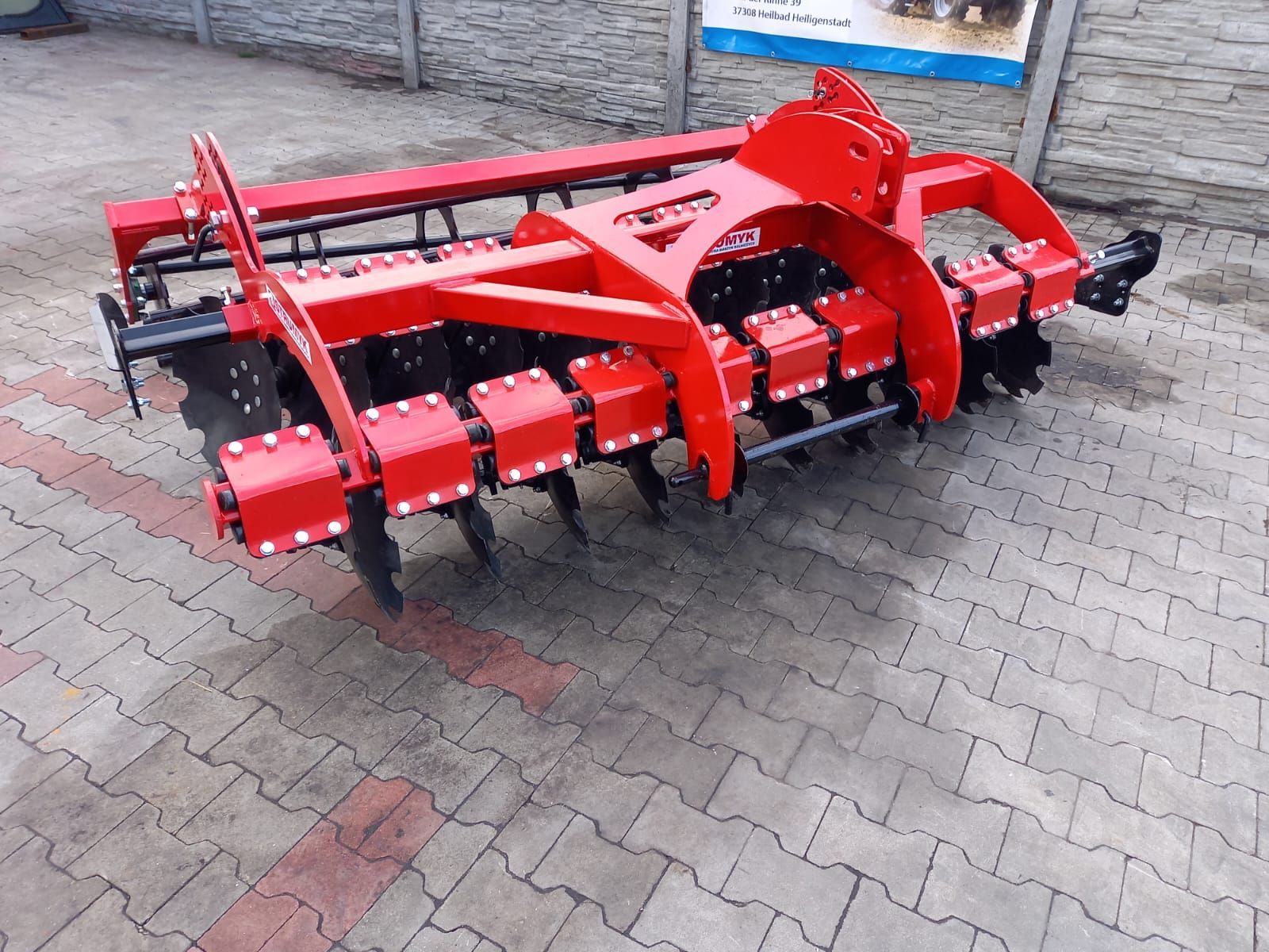 Scheibenegge 2,5 m mit Rohrstabwalze
