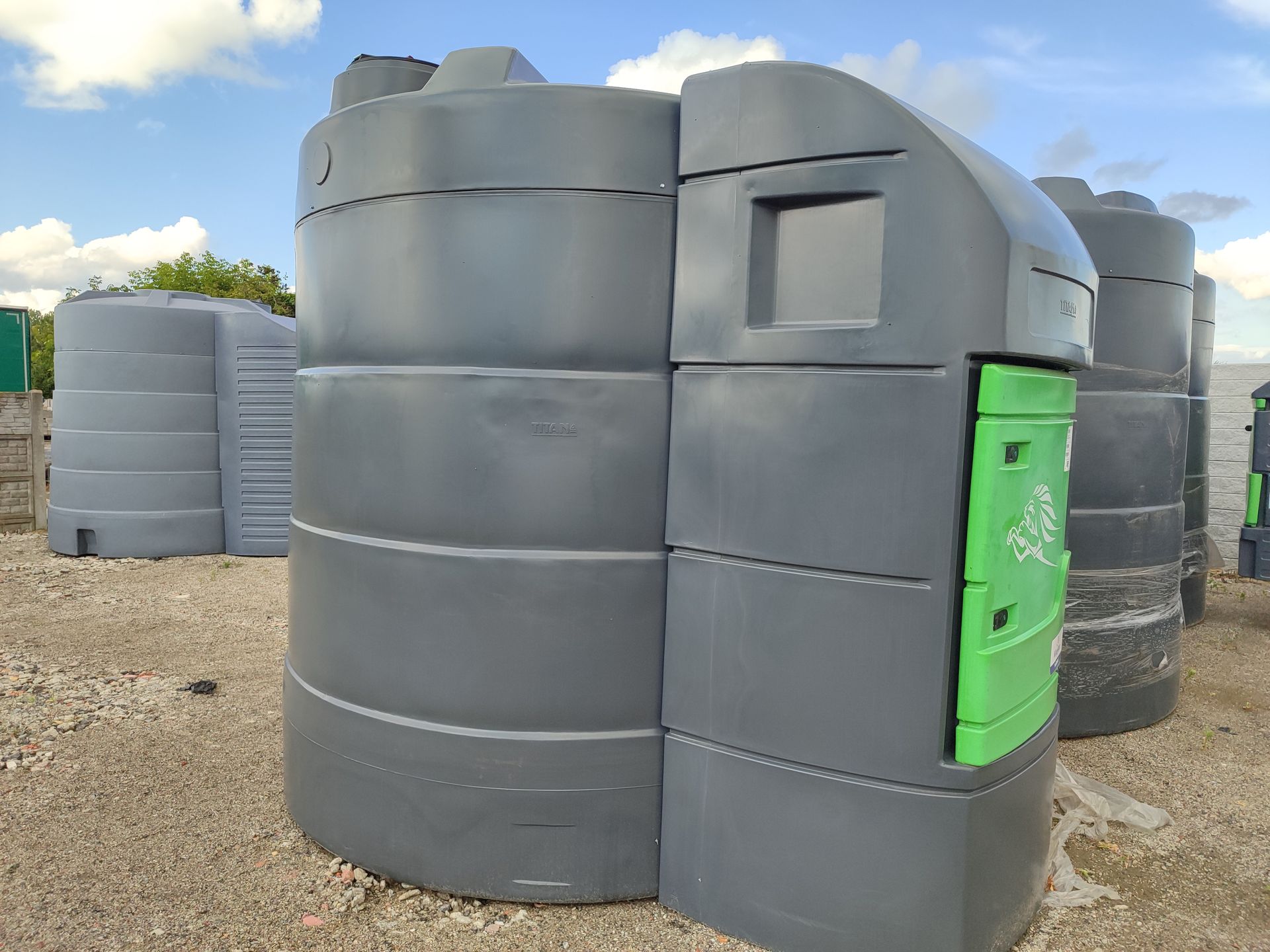 Stacja benzynowa Hoftank Tankanlage Zbiornik na olej napędowy 5000l Stacja tankowania Kingspan Diesel