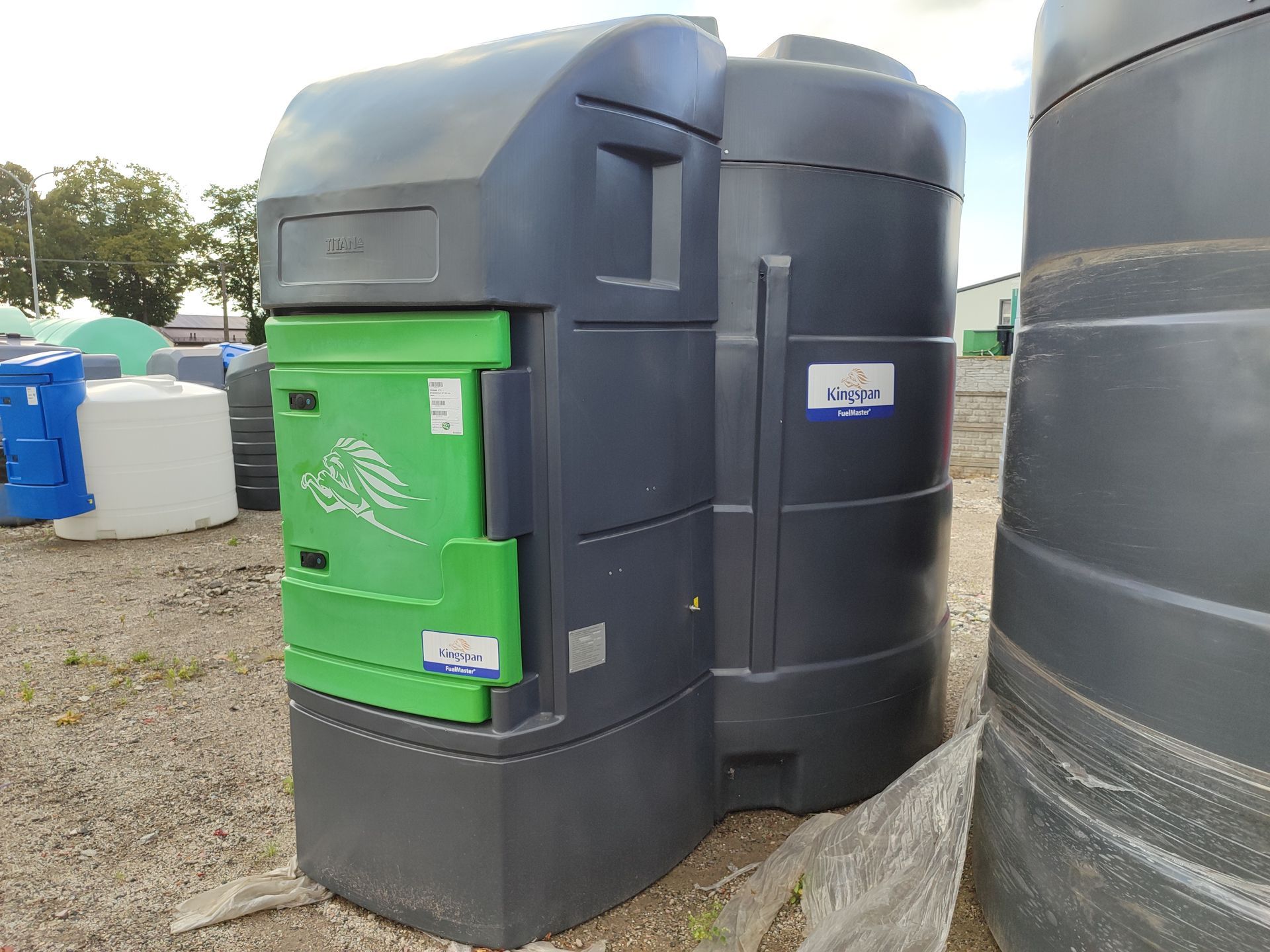 Stacja benzynowa Hoftank Tankanlage Zbiornik na olej napędowy 5000l Stacja tankowania Kingspan Diesel