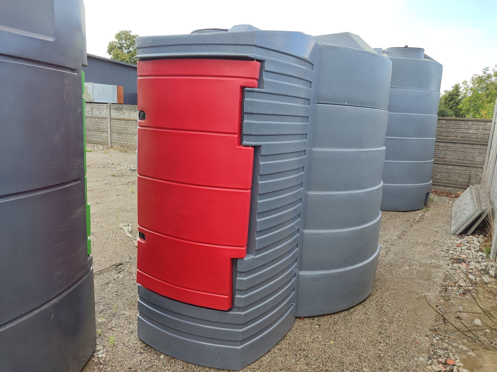 5000 L dieseltankstation, tank met pomp